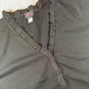 Vintage Torrid Black Cardigan, 3X